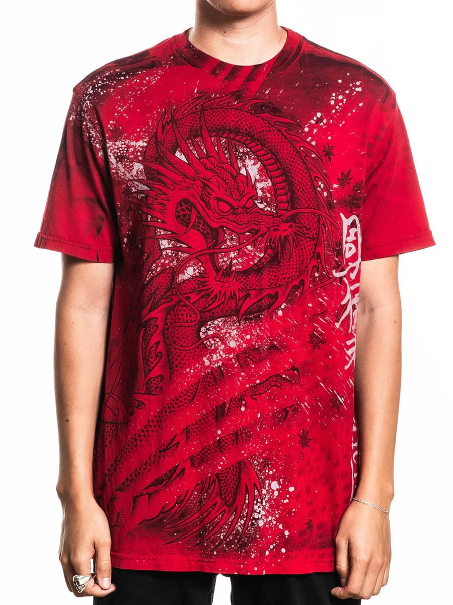 Affliction Bushido Dragon T-shirt 1 red.jpg