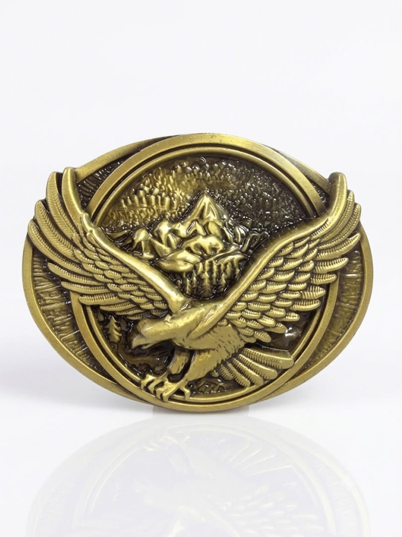 American Eagle Belt Buckle - Bronze One Size2.jpg