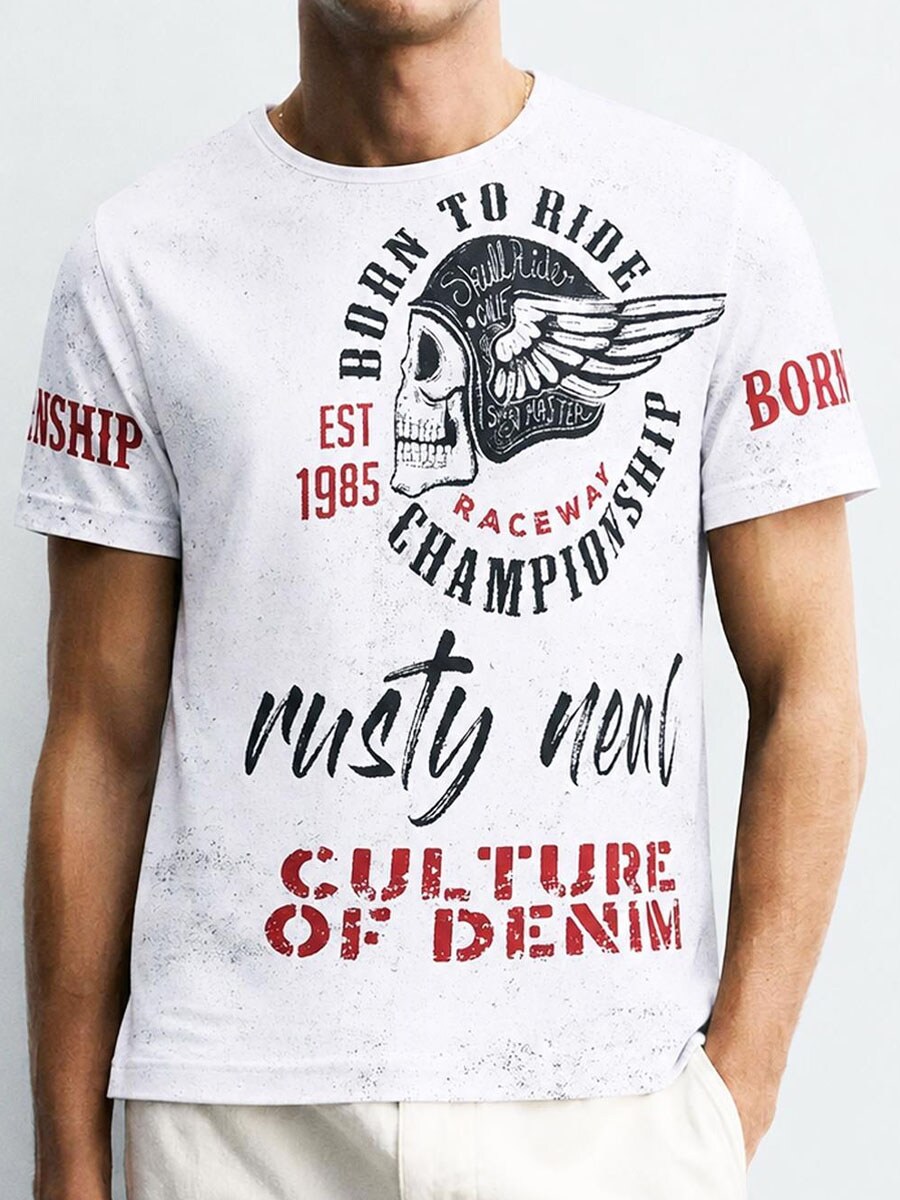 Born To Ride T-shirt White.jpg