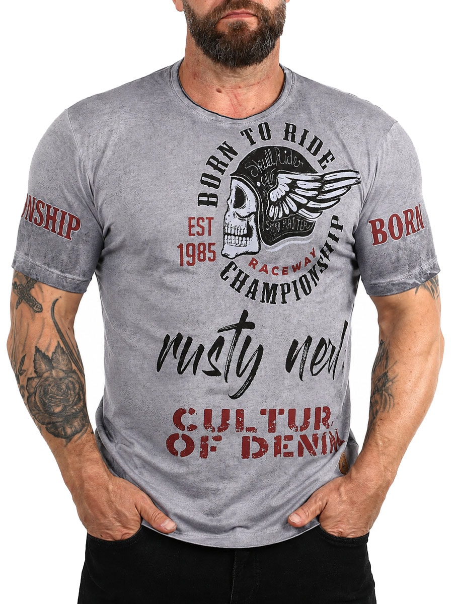 Born To Ride T-shirt grey main.jpg