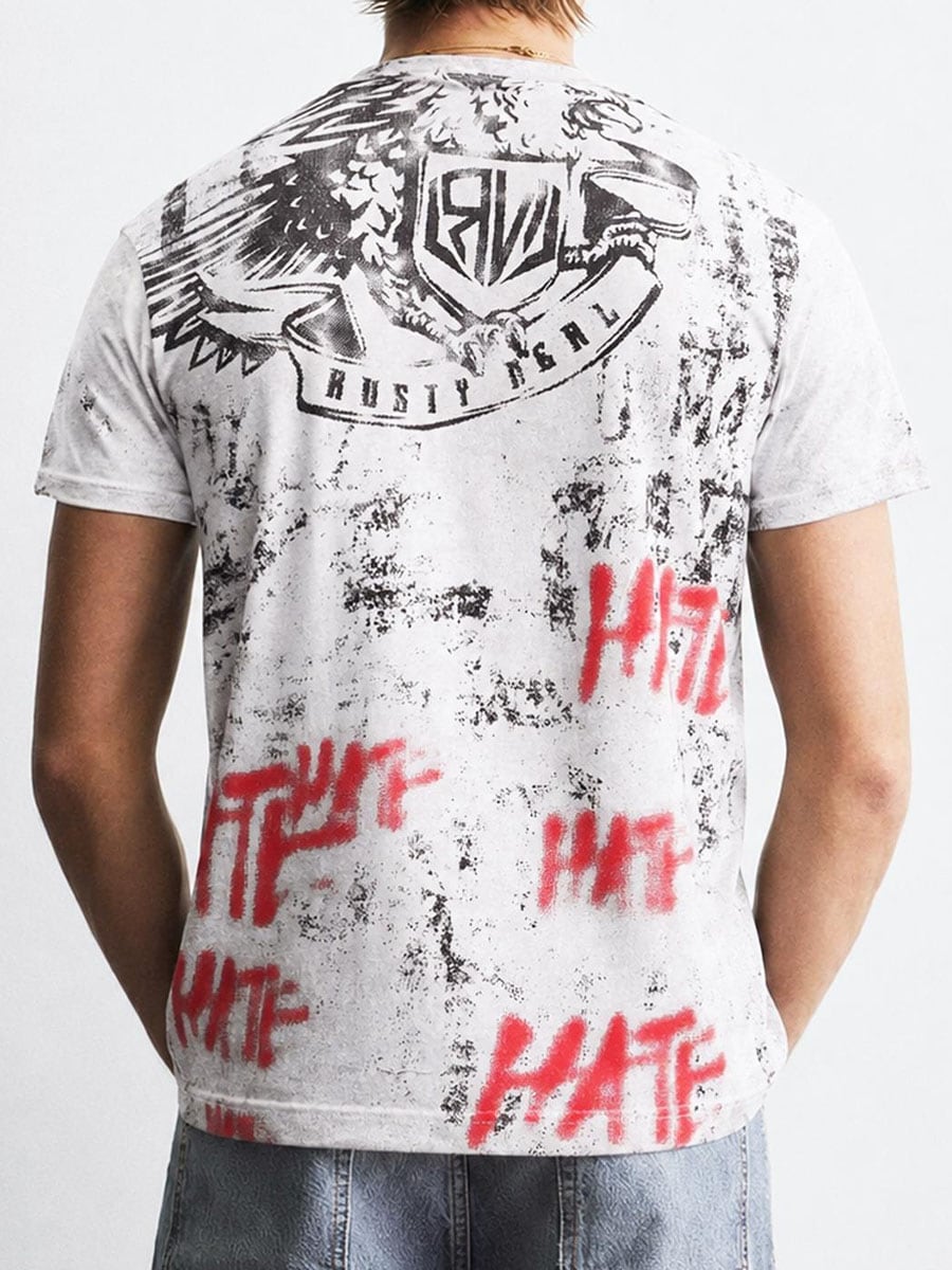 Broken Eagle T-shirt - Grey 2.jpg