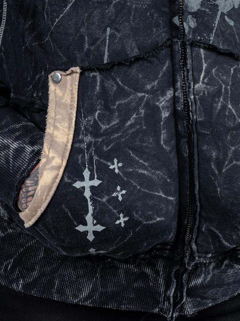 Bullet Saint Wornstar Zip Hoodie det 1.jpg