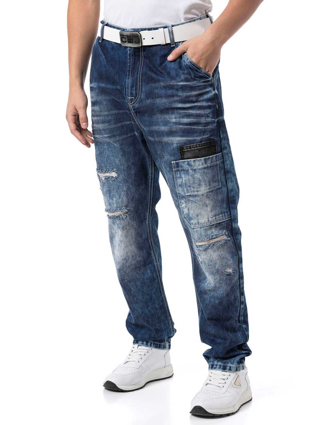 CD907 Blue Blayze Cipo Baxx Jeans 1.jpg