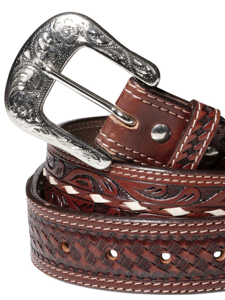 Cay Stars Stripes belt WG310-brown.jpg
