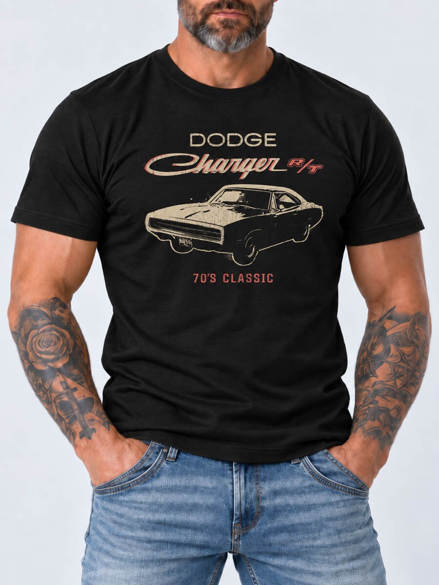 Dodge Vintage Charger RT T-shirt 3.jpg