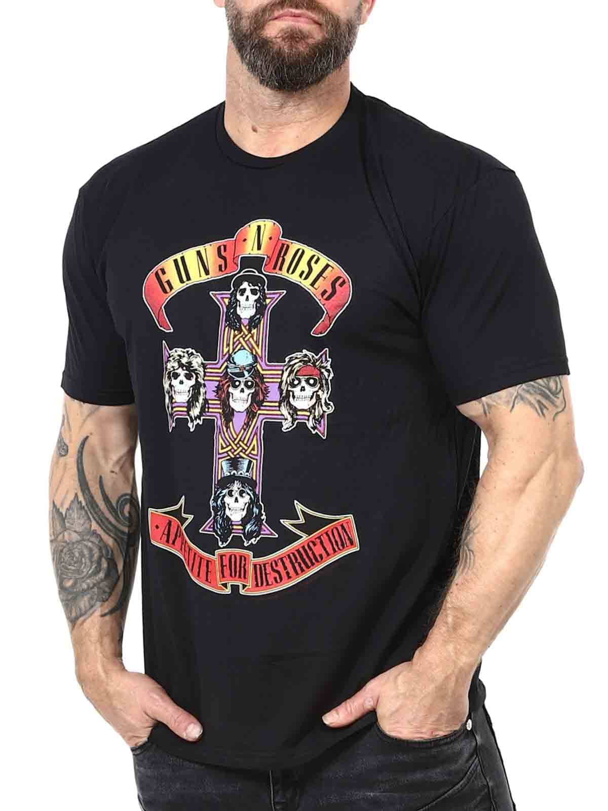 Guns N Roses Appetite For Destruction T-shirt Black_3.jpg
