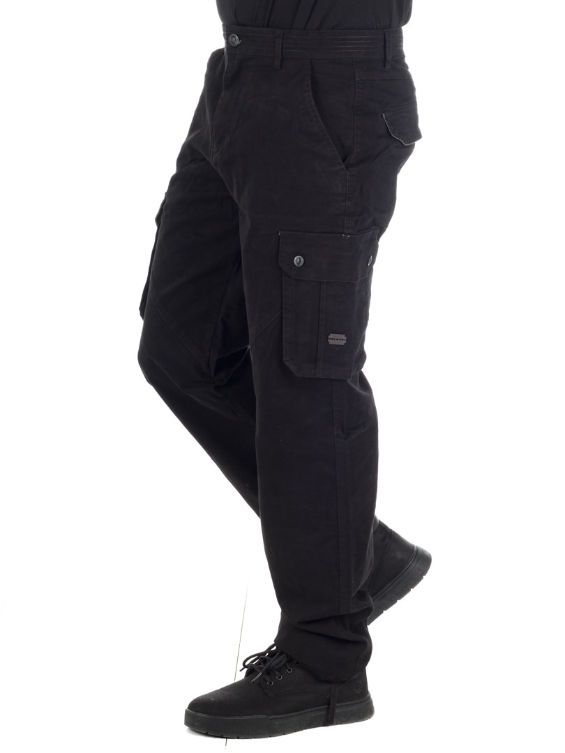 Hyraw Black Beat Cargo pants black_4.jpg