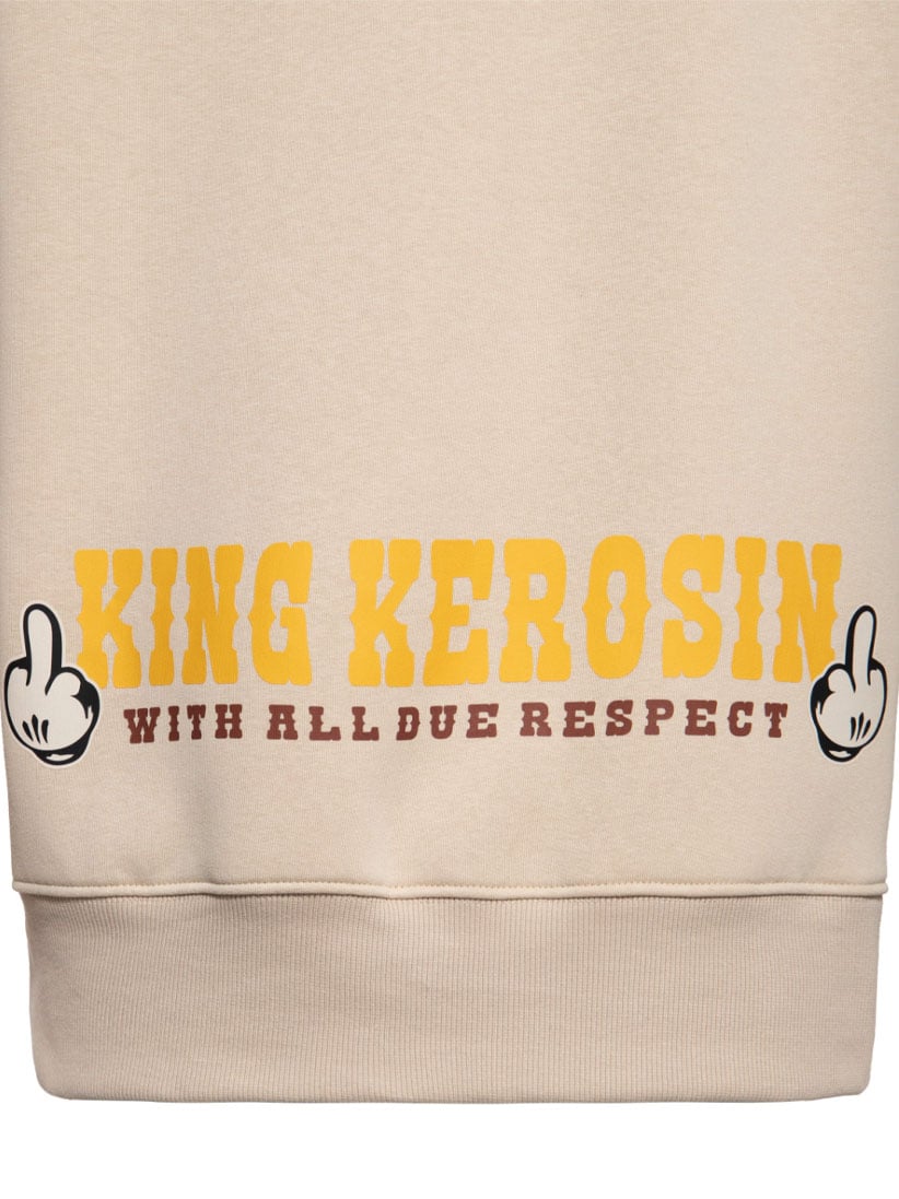 King Kerosin Rock N Roll Hoodie Beige 5.jpg