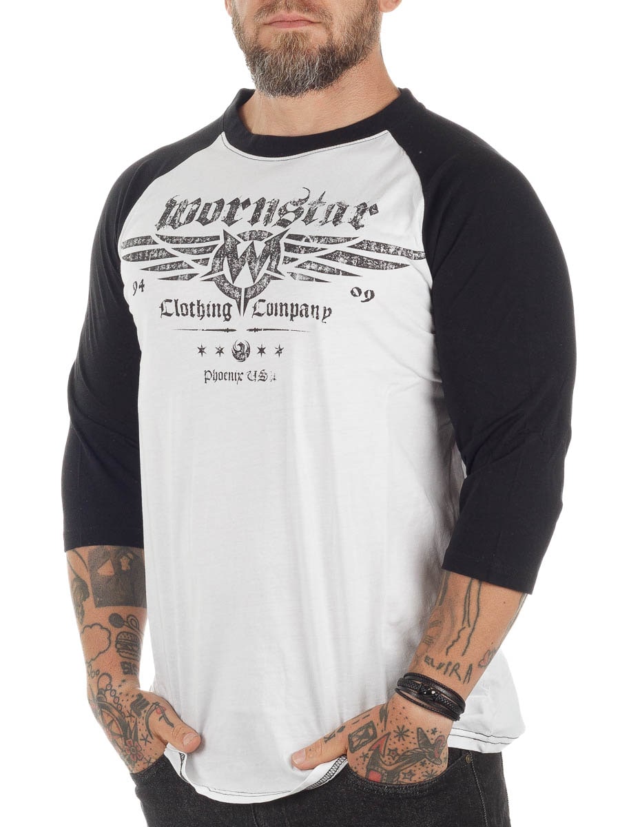 Machine Shop Wornstar 3-4 Longsleeve black white_2.jpg