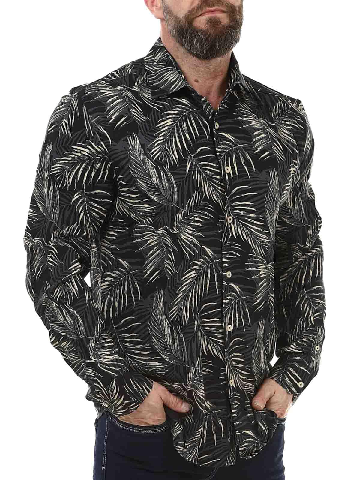 Manity Carisma Shirt 8737 - Black Beige_2.jpg