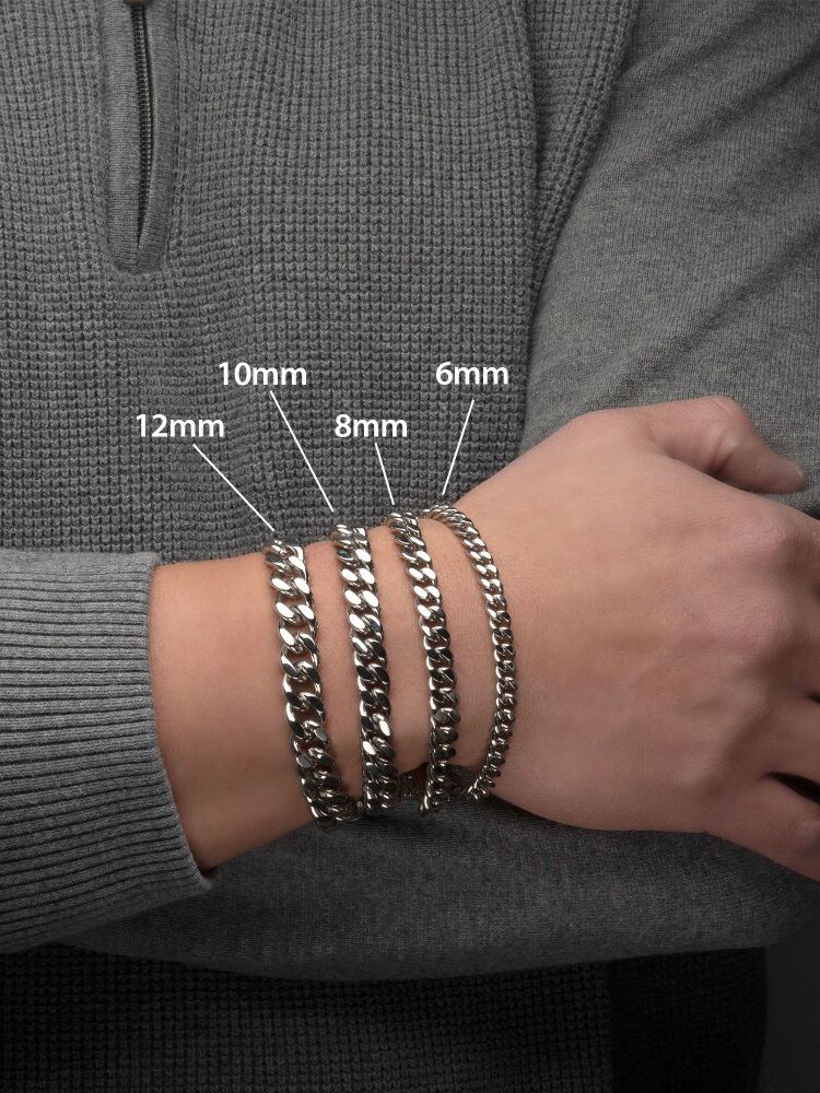 Miami Inox 8mm Armband - Silver 3.jpg