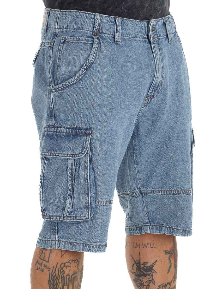 Monrad Indicode Shorts blue washed_1-2.jpg