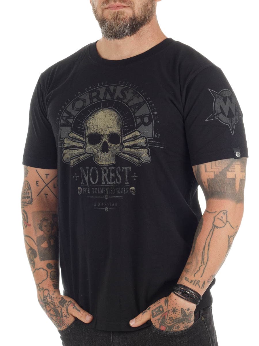 No Rest Wornstar T-shirt - Black 2026_2.jpg