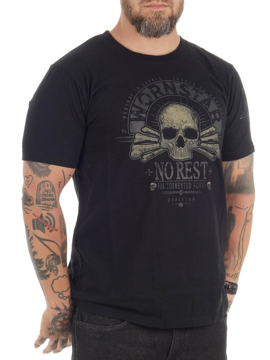 No Rest Wornstar T-shirt - Black 2026_3.jpg