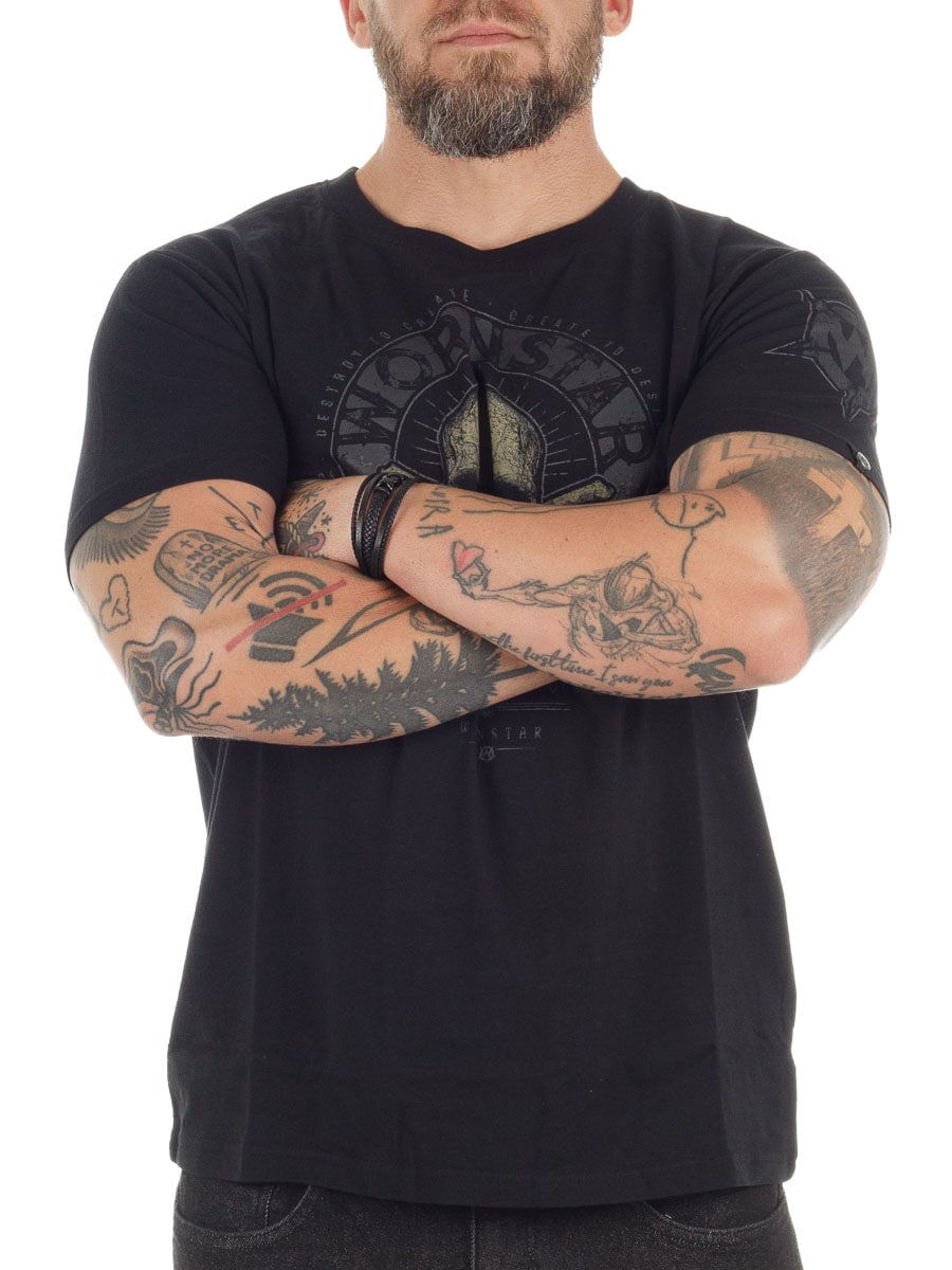 No Rest Wornstar T-shirt - Black 2026_4.jpg