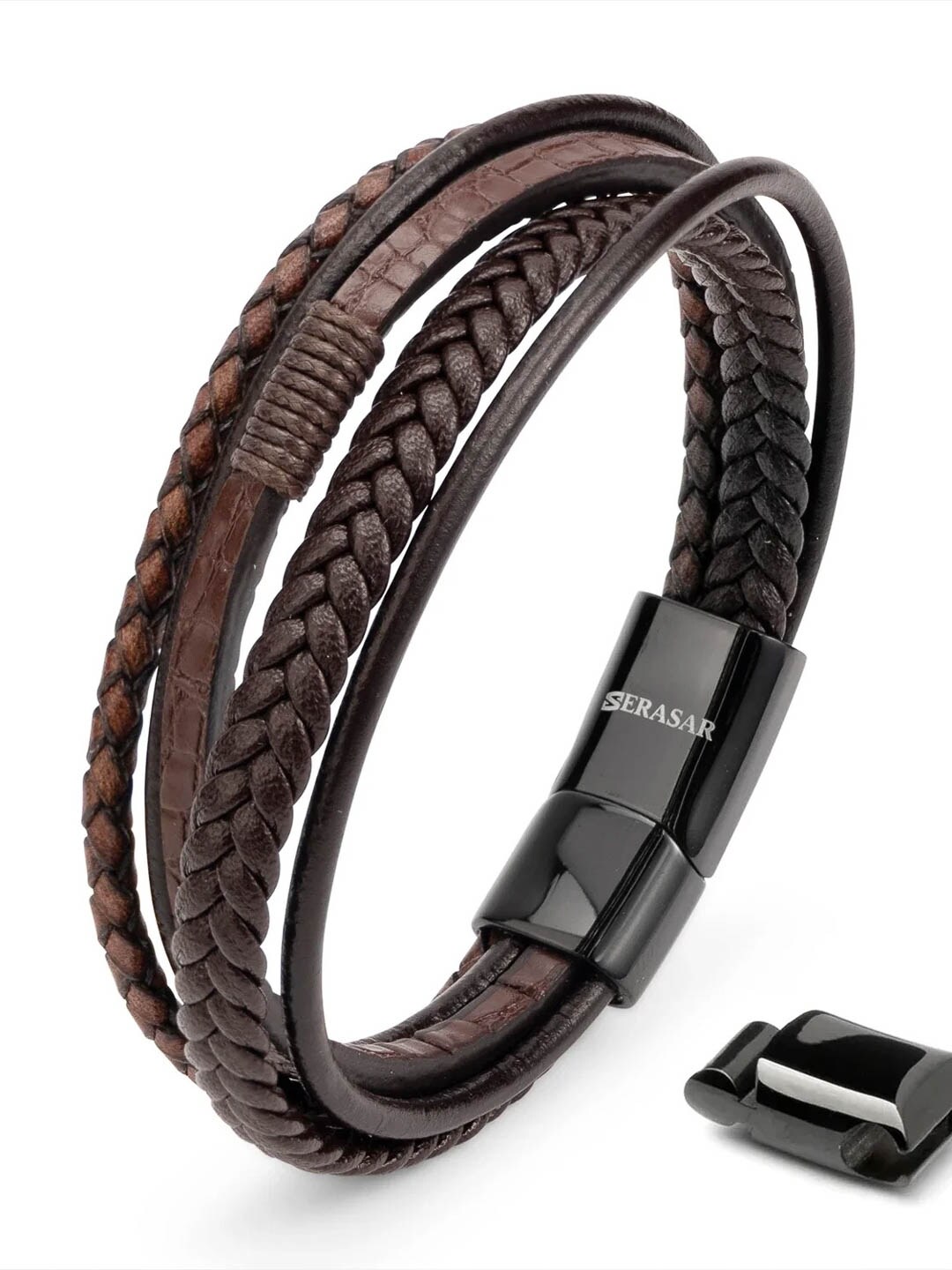 X-B046-brown Serasar Wild Leather Armband.jpg